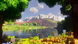 我的世界像素风景