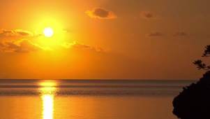 大海夕阳