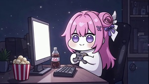 人 doro打游戏呢