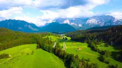 航拍夏威夷高山海岸
