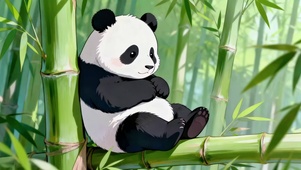 熊猫与竹
