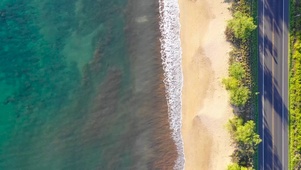 俯瞰海滩公路