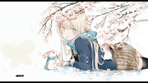 女孩和兔子