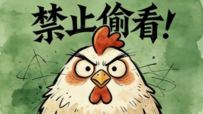 禁止偷看！