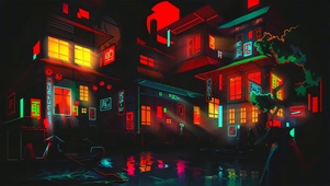 夜幕降临