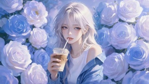 美式咖啡女孩