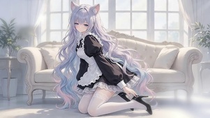 女仆装兽耳少女