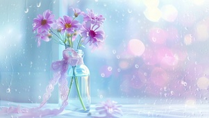 水雾小花
