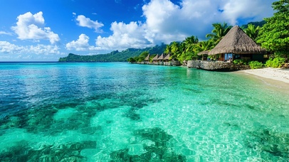唯美的海边风景