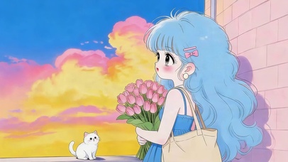 小清新可爱女孩