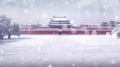 古风雪景