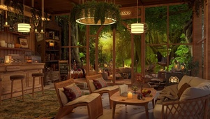树林咖啡小屋