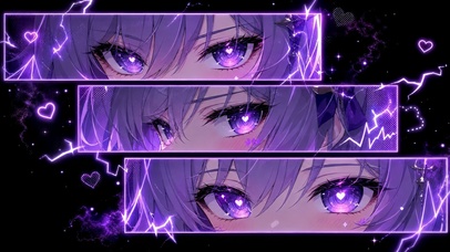 刻晴唯美眼眸