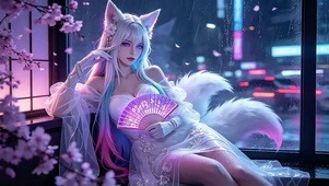 魅惑九尾-夜色