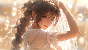 沐浴阳光