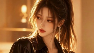 暖色调可爱女孩
