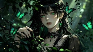 绿野暗黑森系美少女