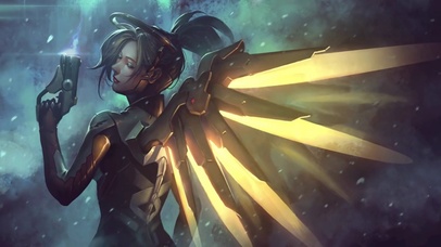 守望先锋帅气天使小姐姐