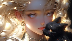 少女与猫