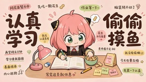 认真学习的阿尼亚