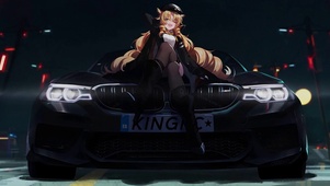 跑车少女