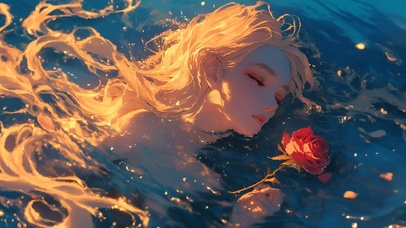 水中少女