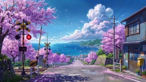 临海樱花铁道口