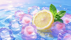 夏日冰柠薄荷
