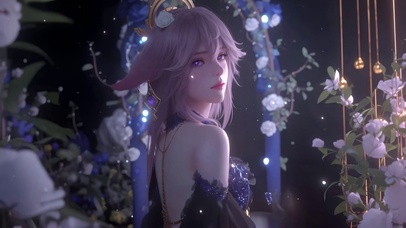 奇幻暗夜邂逅神子少女