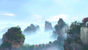 古风唯美山水云雾