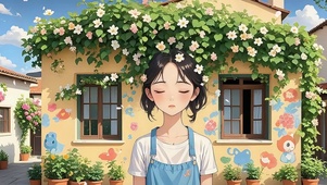 可爱插画墙绘