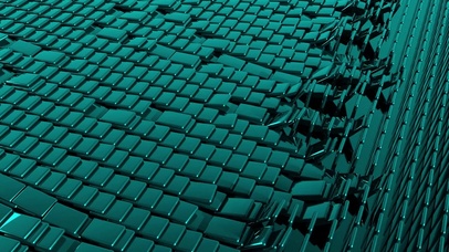 三维场景多米诺骨牌效应