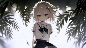 清冷JK制服少女