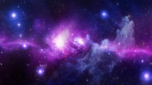 紫色星空
