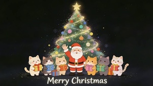 圣诞氛围猫猫