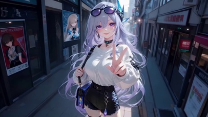 比耶小女孩