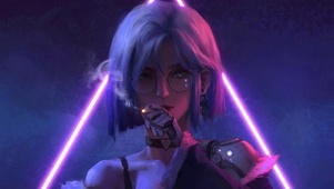 抽烟的女孩