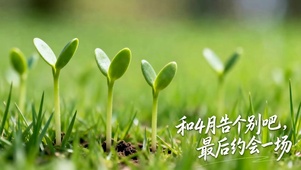 和4月告别