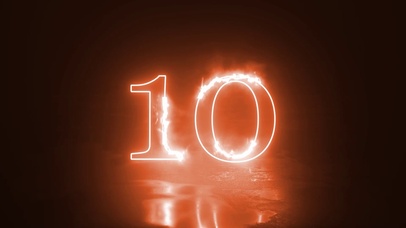 火焰数字倒计时