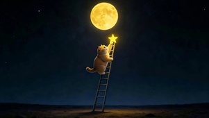 摘星猫咪