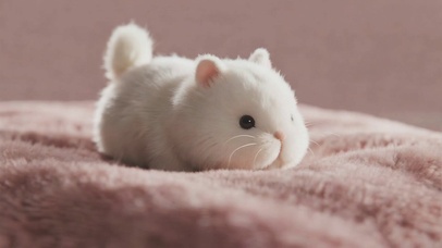 会摇尾巴的萌兔