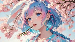 樱林兔耳少女