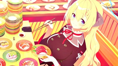 寿司店少女