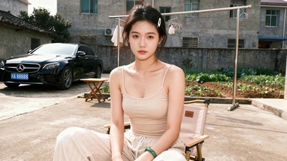 Lynn过年回家素颜秒变翠花