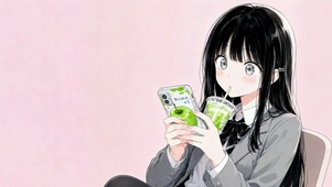 清新治愈二次元美少女