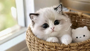 软萌可爱布偶小猫咪
