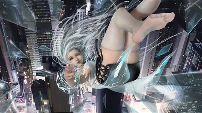 下坠精灵少女
