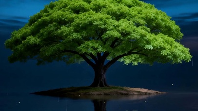 乌云树下带鱼屏