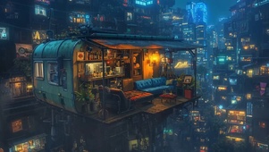 雨夜城市