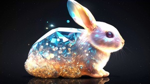 4K水晶兔子